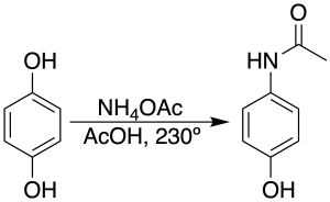 Paracetamol Direct Synthesis.svg