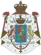 Coat of arms of the Kingdom of Araucanía and Patagonia.svg