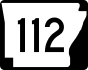 Highway 112 marker