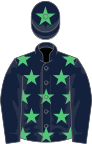 Dark Blue, Emerald Green stars, Dark Blue sleeves, Dark Blue cap, Emerald Green star