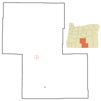 Location in Oregon