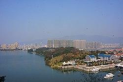 Overview of Lishui Urban Area from Xiahe Tower
