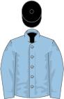 Light blue, black cap