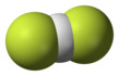 Space fill model of the bifluoride anion