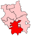 A medium constituency in the south of the county.