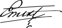 Ernest Augustus's signature