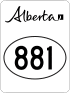 Highway 881 shield