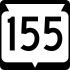 State Trunk Highway 155 marker