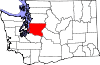 State map highlighting King County