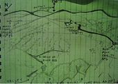 A map of the area and plan relating to Operation Red Wings