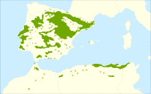 Quercus faginea range.svg