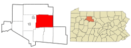 Location in Elk County and the U.S. state of Pennsylvania.