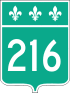 Route 216 shield