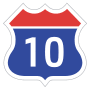 Expressway No.10 shield}}