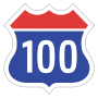 Expressway No.100 shield}}