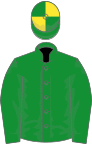 Green, yellow quartered cap