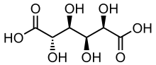 Glucaric acid structure.svg