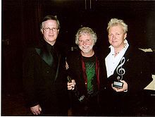 Left to right: Ray Reach, Chuck Leavell and Peter Wolf at the 2008 Birmingham Area Music Awards