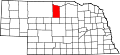 State map highlighting Brown County