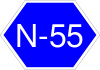National Highway N–55 shield}}