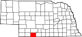 State map highlighting Red Willow County