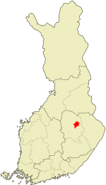 Location of Nilsiä in Finland