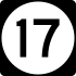 Mississippi Highway 17 marker