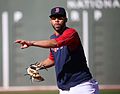 David Price throwing a baseball towards the viewer