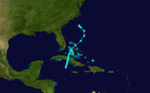 1927 Atlantic tropical storm 7 track.png