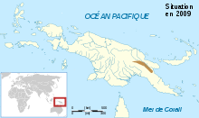 Cophixalus parkeri map-fr.svg