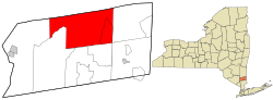Location of Town of Kent, New York