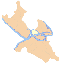 Location within Stockholm