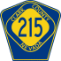Clark County (NV) Route 215 route marker