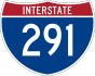 Interstate 291 marker