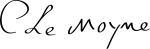 Charles le Moyne Signature.svg