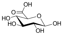Beta D-Glucuronic acid.svg