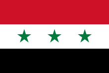 Flag of Iraq (1963–1991); Flag of Syria (1963–1972).svg
