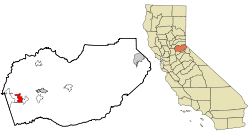 Location in El Dorado County and the state of California