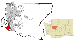 Location in Washington