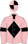 Pink, Black diamond and armlets, quartered cap