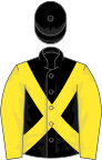 Black, yellow cross belts and sleeves