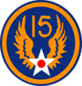 15th USAAF patch