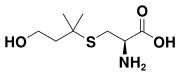 Chemical structure of felinine