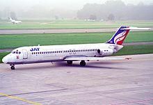 JAT Yugoslav Airlines DC-9-32; YU-AJH@ZRH;28.09.1997 (6470790637).jpg