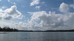 Mountain sky over Lake James. Lake James, May, 2010 (4904722403).jpg