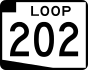 Loop 202 route marker