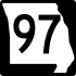 Route 97 marker