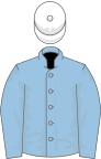 Light Blue, White cap