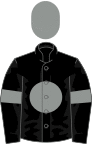 Black, grey disc, armlets and cap