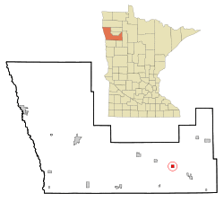 Location of McIntosh, Minnesota
